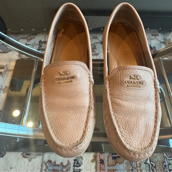 Coach | Shoes | Coach Tan Loafers Slipons Classic Design  display picture 2